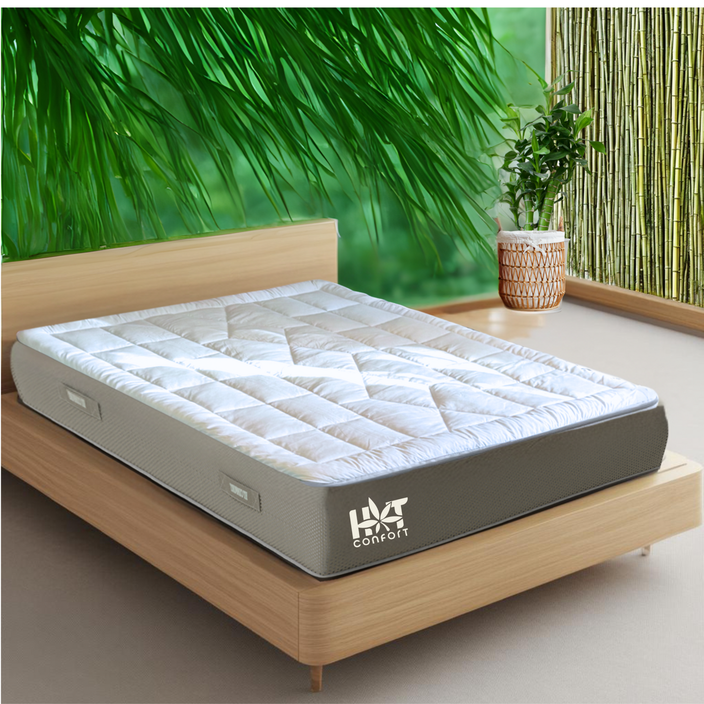 A++SUR CONFORT BAMBOU de MATELAS
