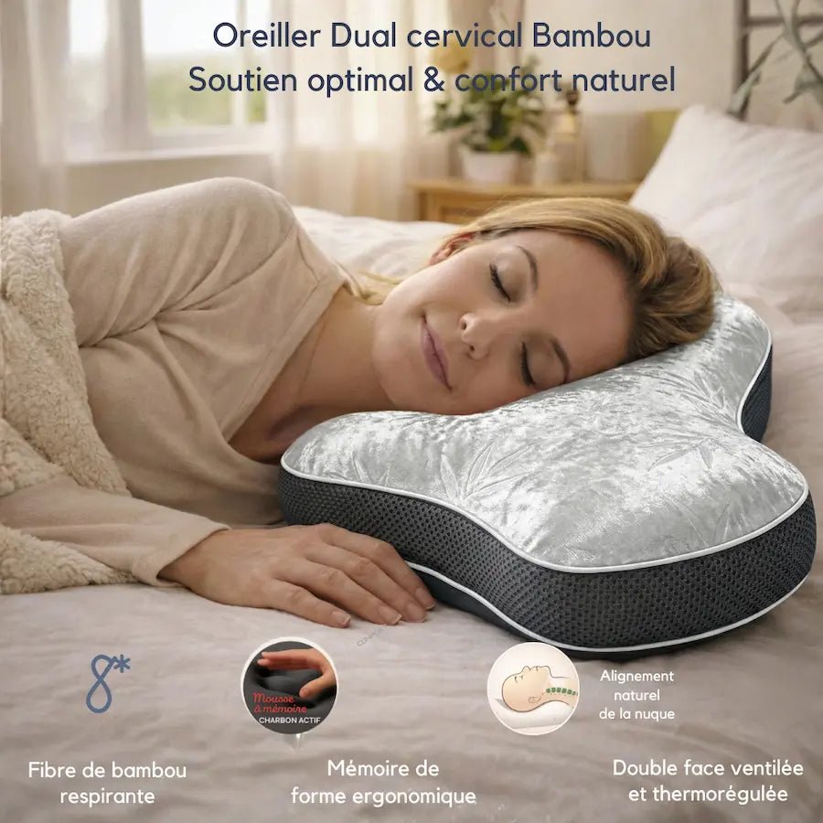 1 oreillers PAPILLON mémoire de forme : pour un confort optimal de sommeil - HT CONFORT