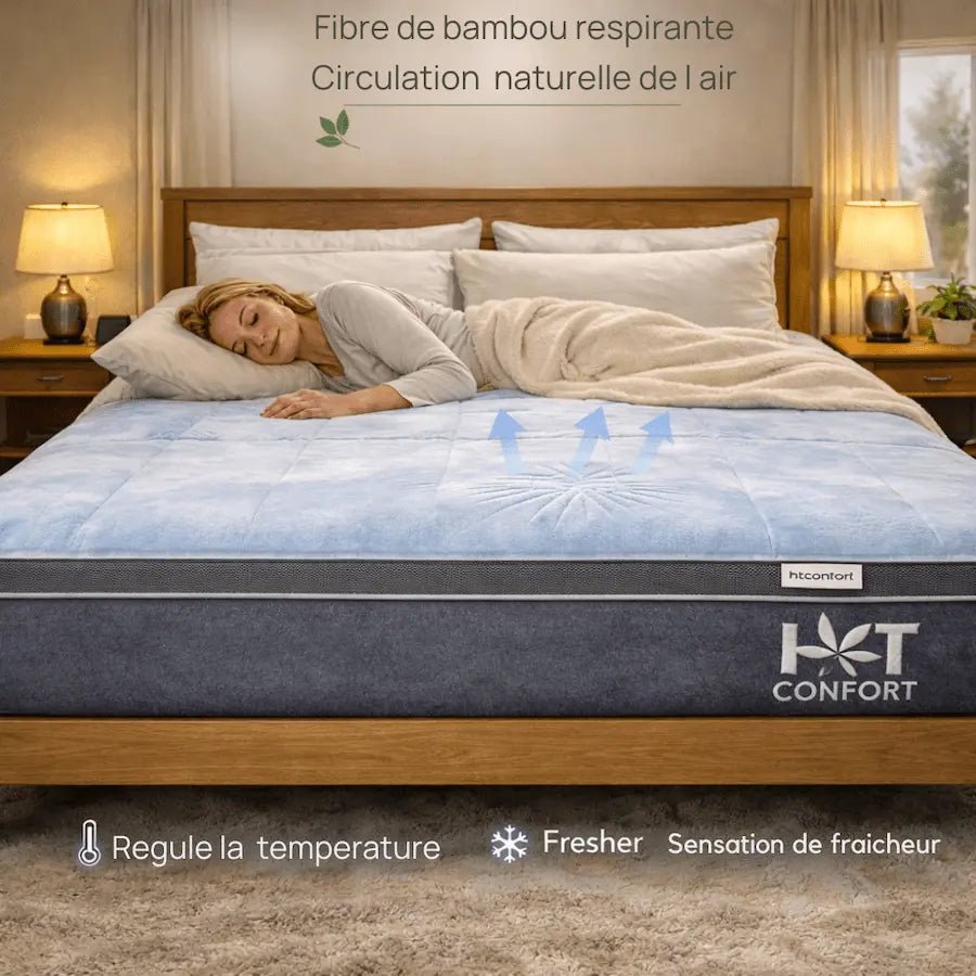 A+SURMATELAS bambou - Offre spéciale pour un confort optimal ! - HT CONFORT