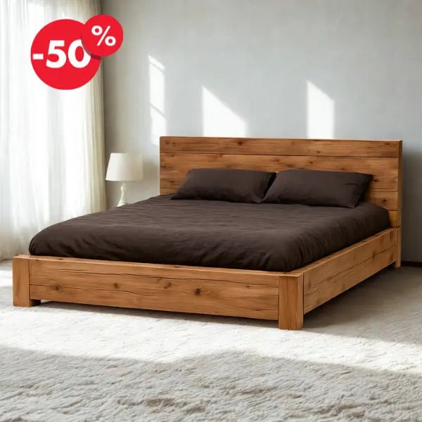 Lit en teck 160 x 200 – Édition limitée - HT CONFORT