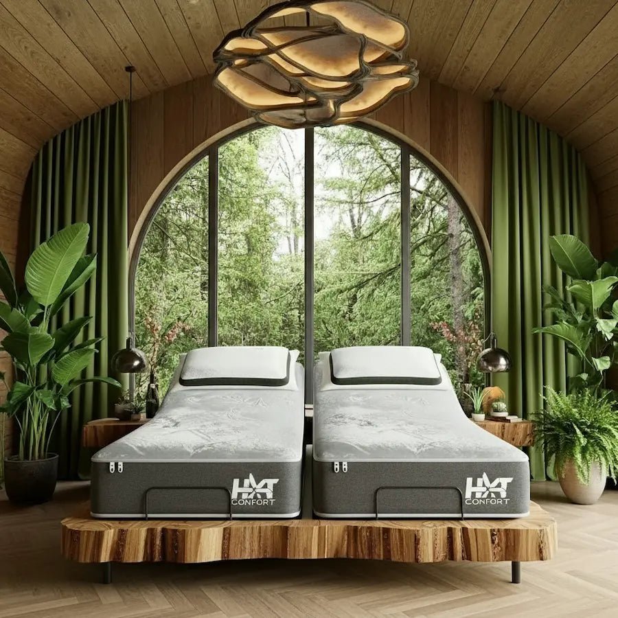 MATELAS BAMBOU 22 cm 1 personne - HT CONFORT