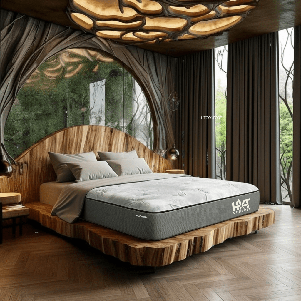 Matelas Bambou Qualité 22cm Confort Naturel - HT CONFORT