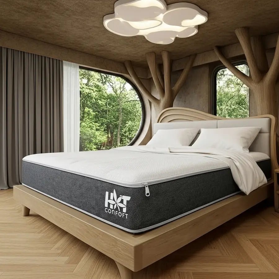 Matelas Mémoire de Forme Qualité 22cm Confort Optimal - HT CONFORT