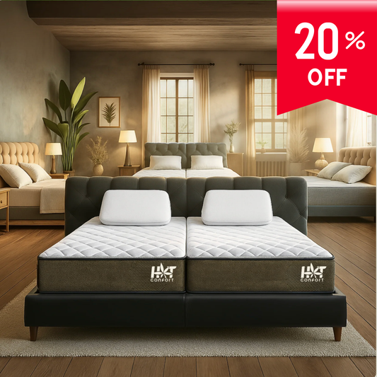 MATELAS BAMBOU 22 cm 1 personne