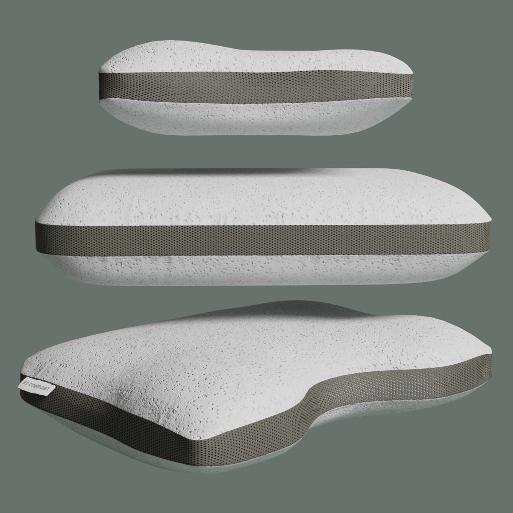 OREILLER DUAL CERVICAL mémoire de forme 60x40 - HT CONFORT