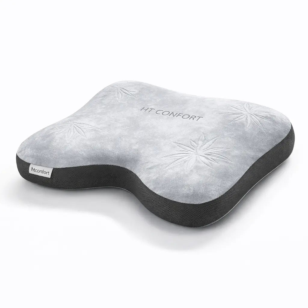 OREILLER DUAL CERVICAL mémoire de forme 60x40 - HT CONFORT