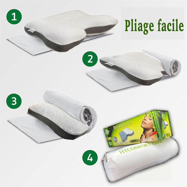 OREILLER THALASSO Bambou 60x40 - HT CONFORT