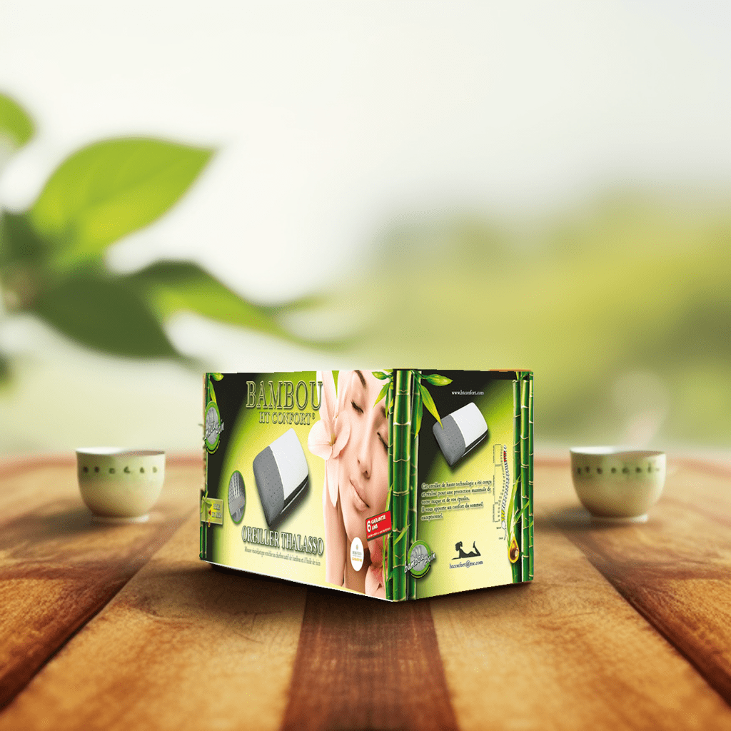 OREILLER THALASSO Bambou 60x40 - HT CONFORT