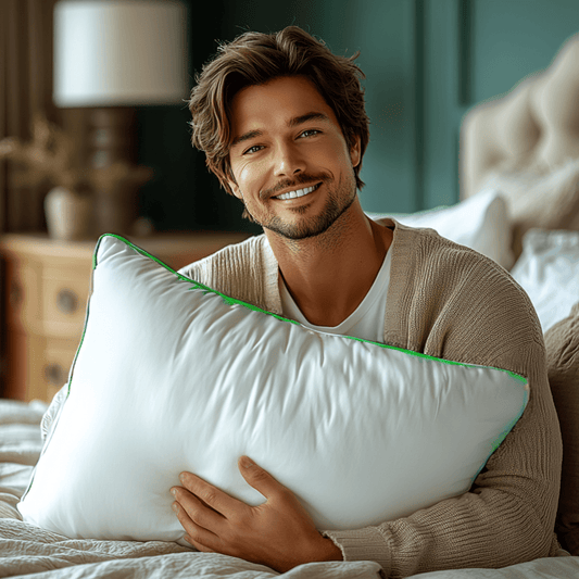 PACK 2 TAIES OREILLER carré blanche douceur , papillon - HT CONFORT