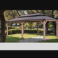 x....GAZEBO EXTERIEUR EN CEDRE option BALI tropique ou ROME  urbain