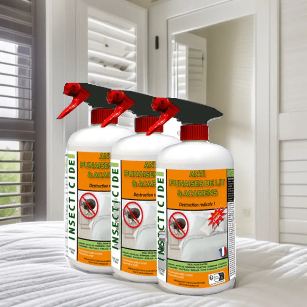 xxl Lot Promo 3 spray Anti punaises de lit Action 3x 1L - HT CONFORT